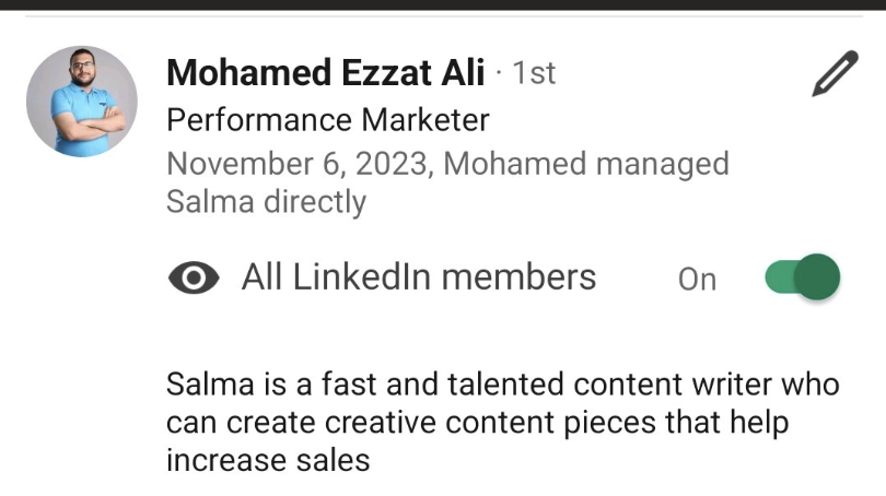 مراجعة من Mohamed Ezzat Ali